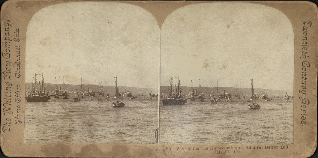 Welcoming the Homecoming of Admiral Dewey and His Fleet.